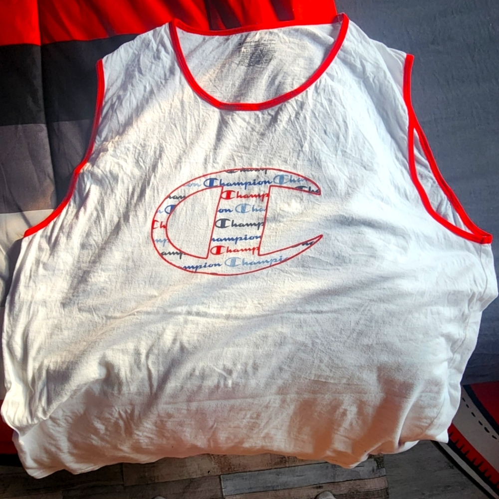MEN'S CHAMPION SLEEVELESS SHIRT (TANK) XL